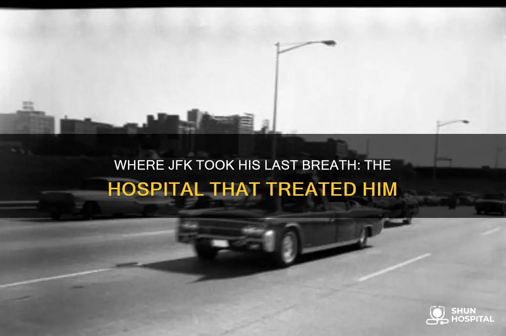 what hospital did jfk die