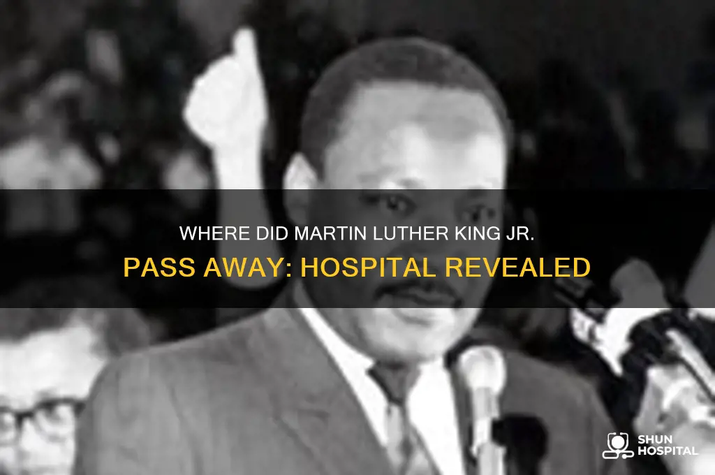 what hospital did martin luther king jr die in