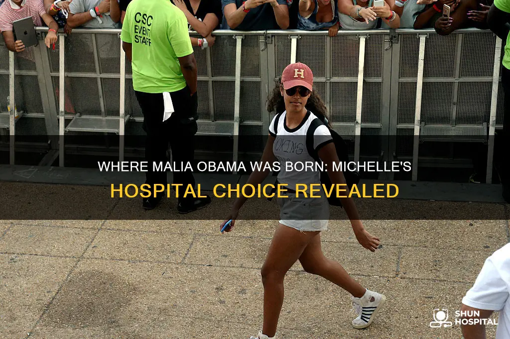 what hospital did michelle give birth to malia in