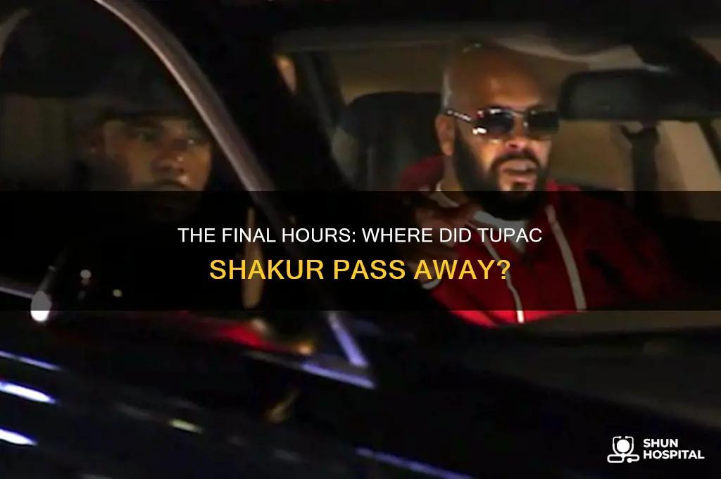 what hospital did tupac die