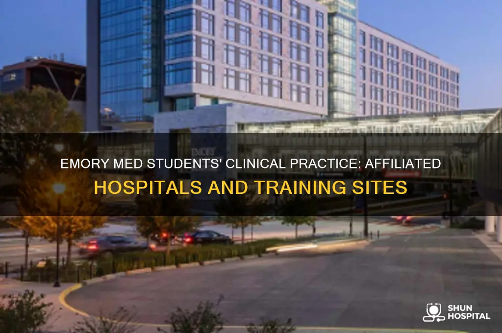 what hospital do med students at emory practice at
