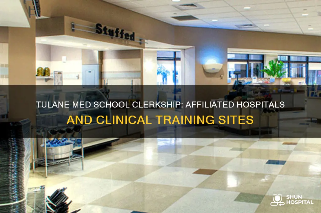 what hospital does tulane med school do clerkship at