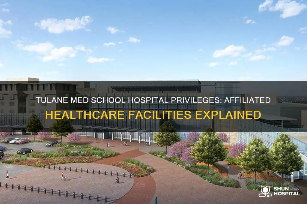 what hospital does tulane med school have privileges at