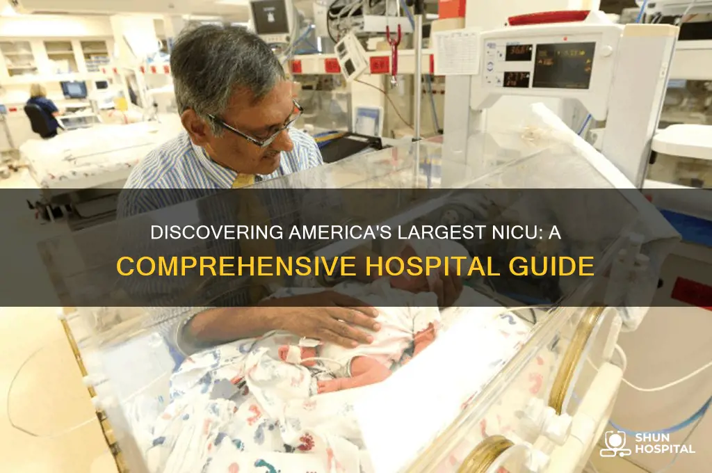 what hospital has the largest nicu in the us