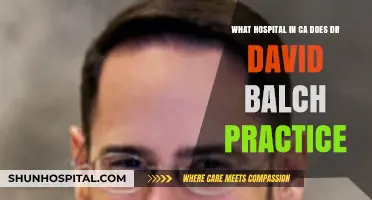 Where Does Dr. David Balch Practice in California?