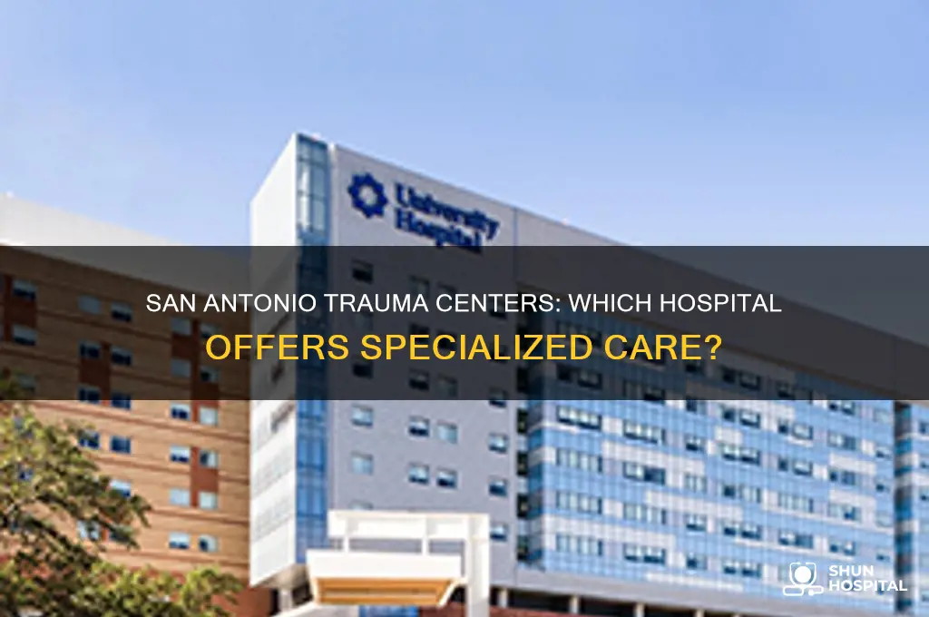 what hospital in san antonio has a trama cemter