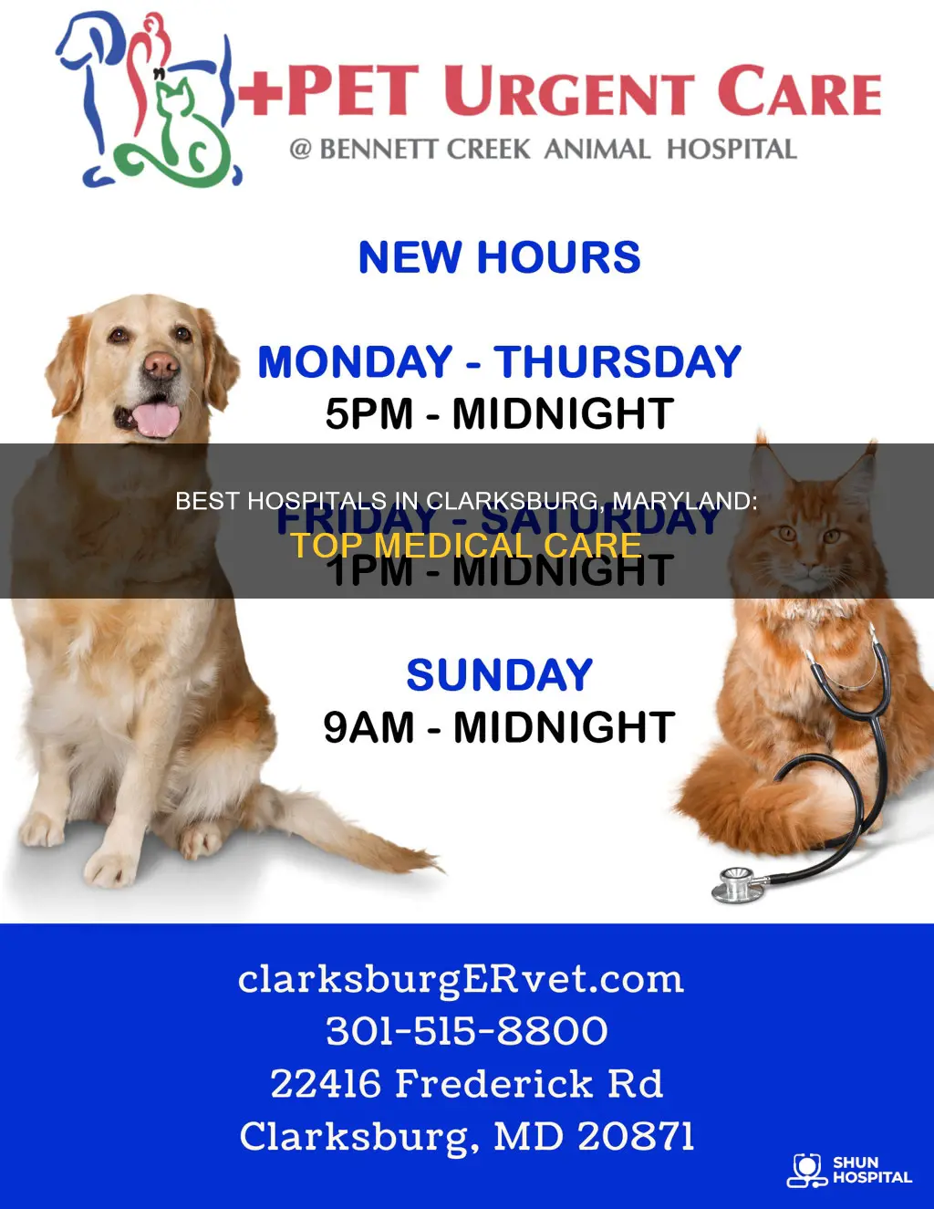 what hospital is in clarksburg m d