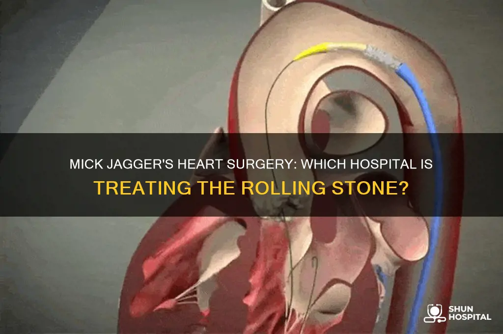 what hospital is mick jagger in for heart surgery