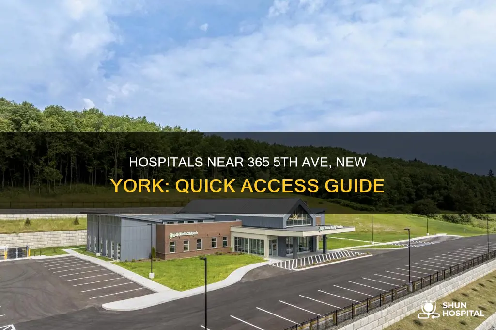 what hospital is near 365 5th ave new york ny
