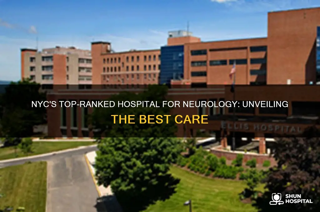 what hospital is ranked 1 in neurology in nyc