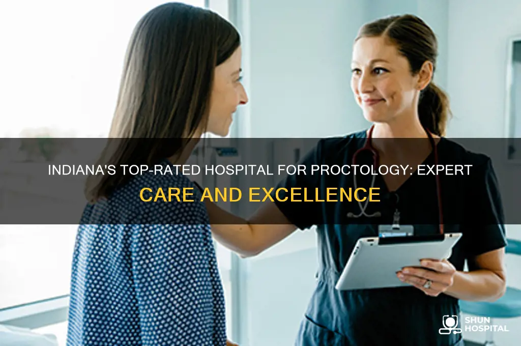 what hospital is rated number one in proctology for indiana