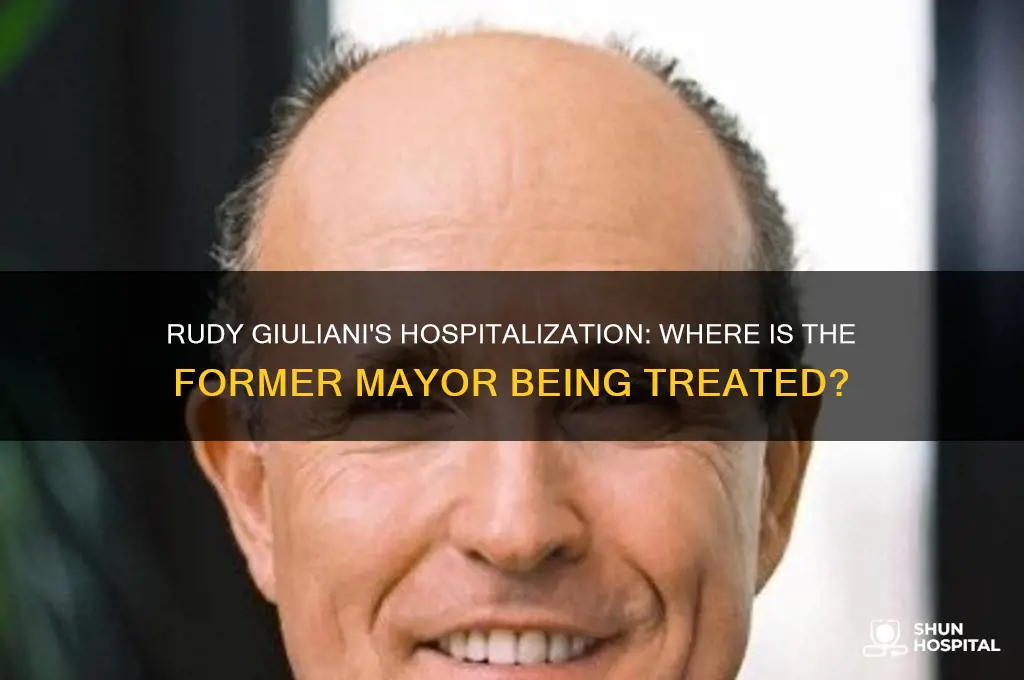 what hospital is rudy guiliani