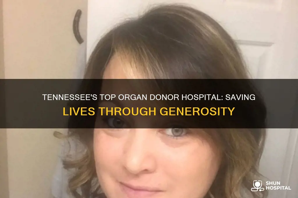 what hospital is the biggest organ donor in tennessee
