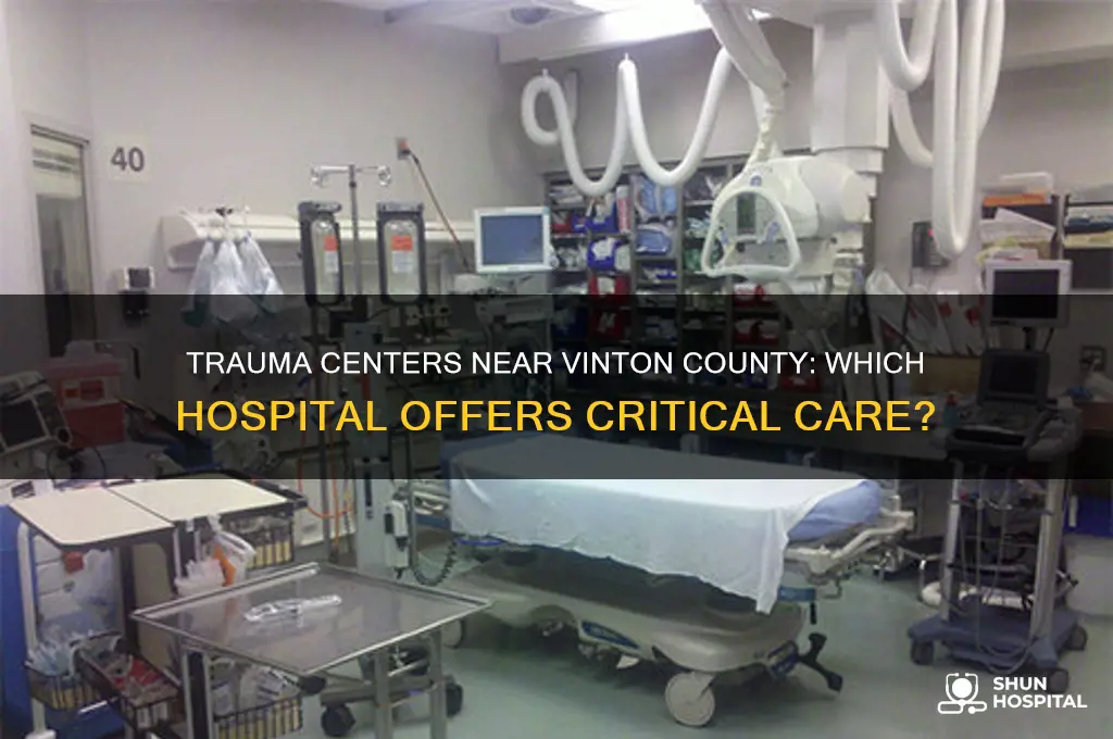 what hospital near vinton county has a trauna center