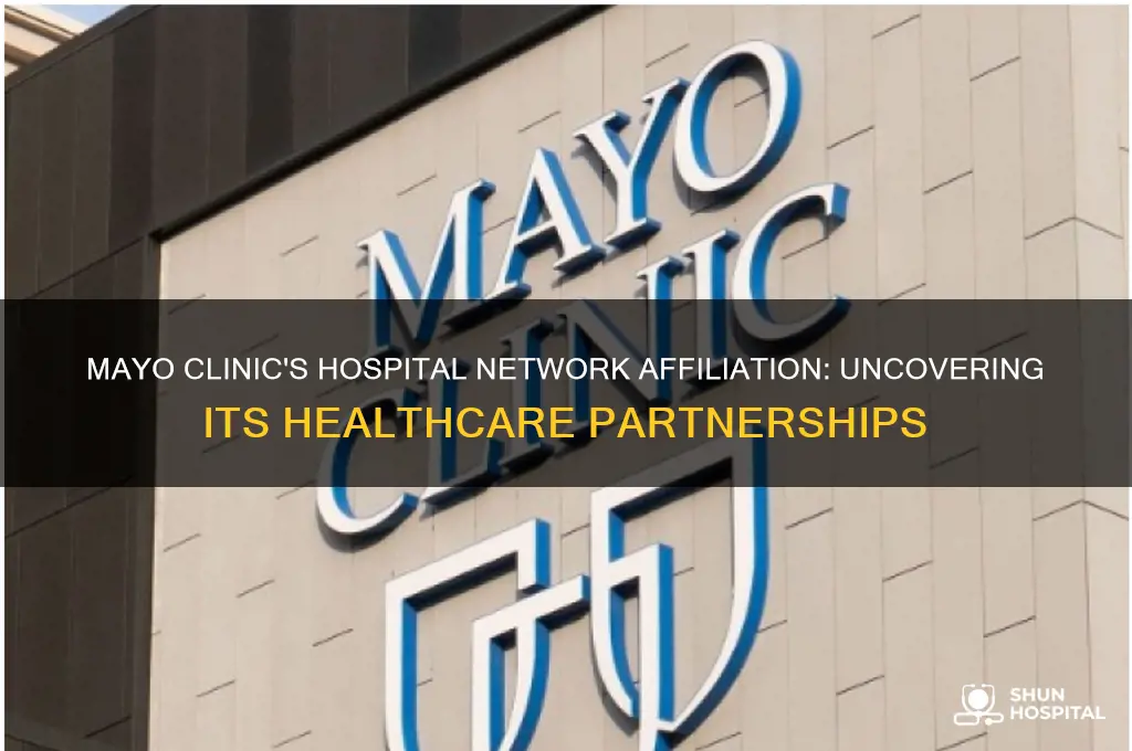 what hospital network is the mayo clinic associated with