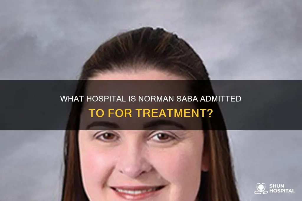 what hospital norman saba