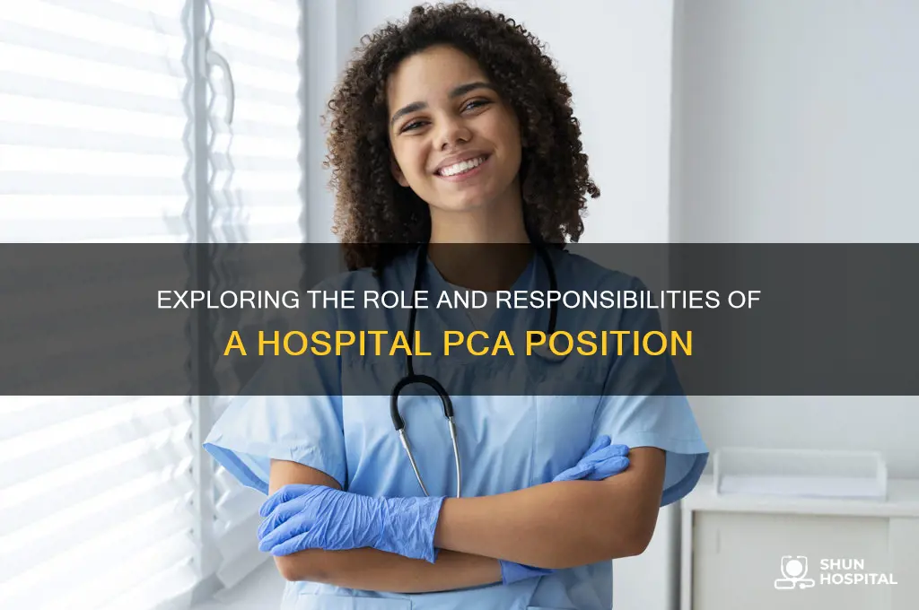 what hospital pca position