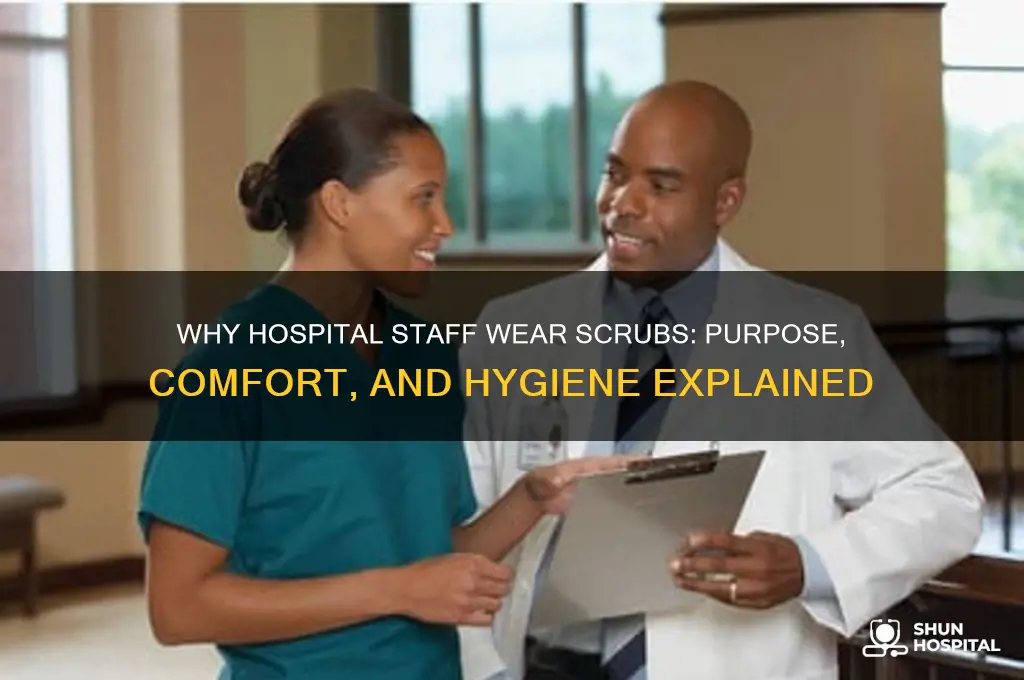 what hospital personel wear scrubs