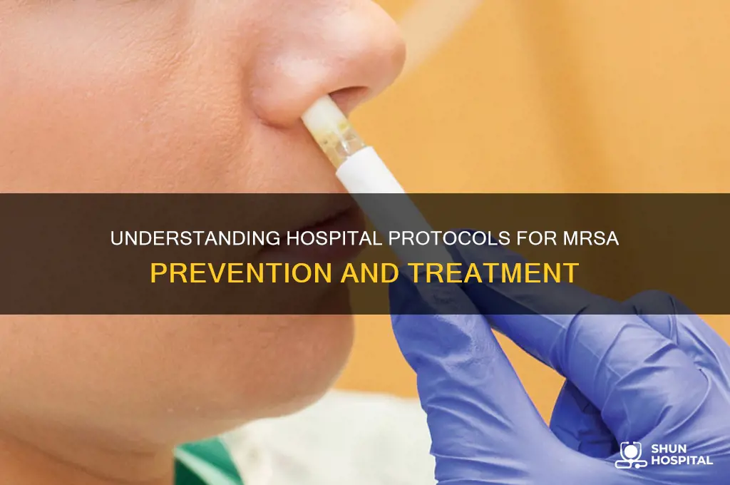 what hospital protocol for mrsa