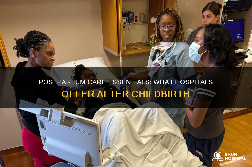 what hospital provide after delivery
