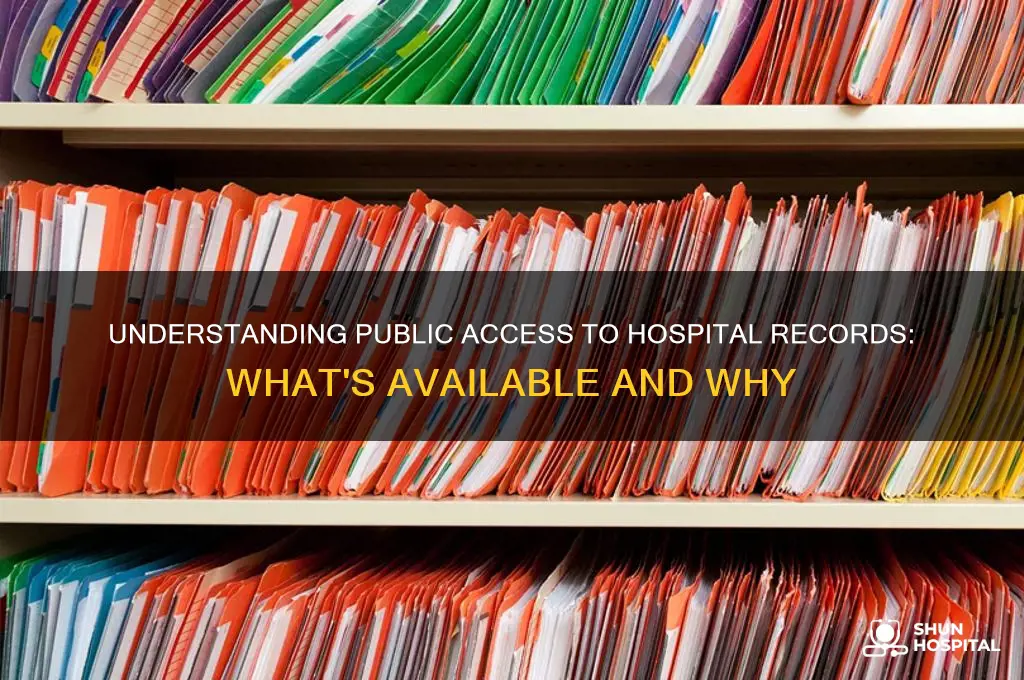 what hospital records are public