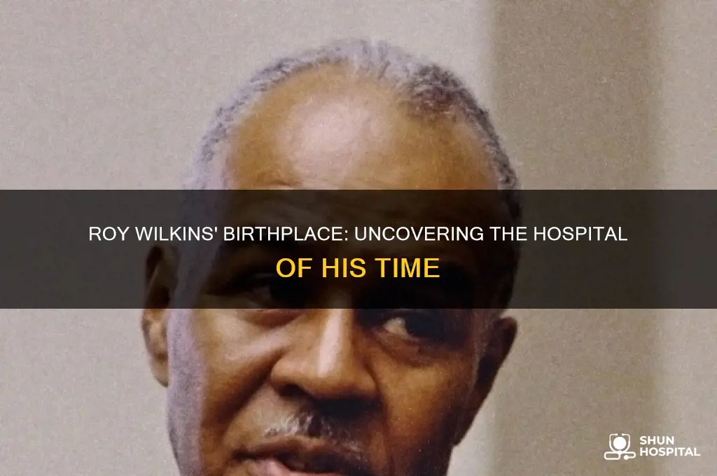 what hospital roy wilkins was born at a time