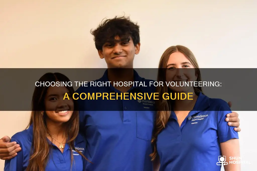 what hospital to volunteer