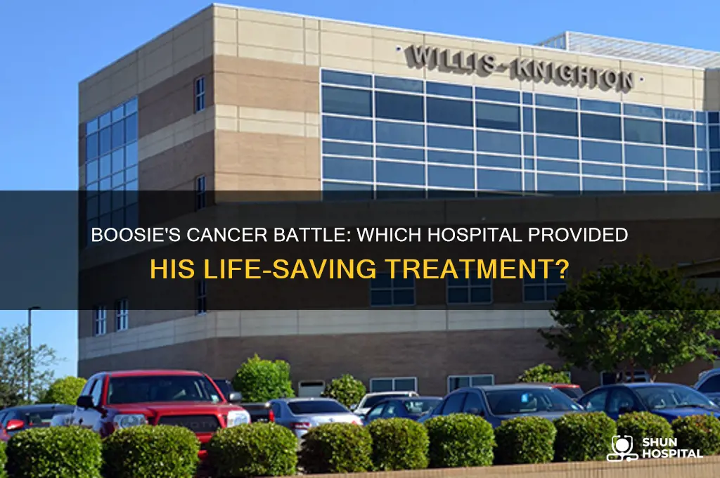 what hospital treated boosie cancer