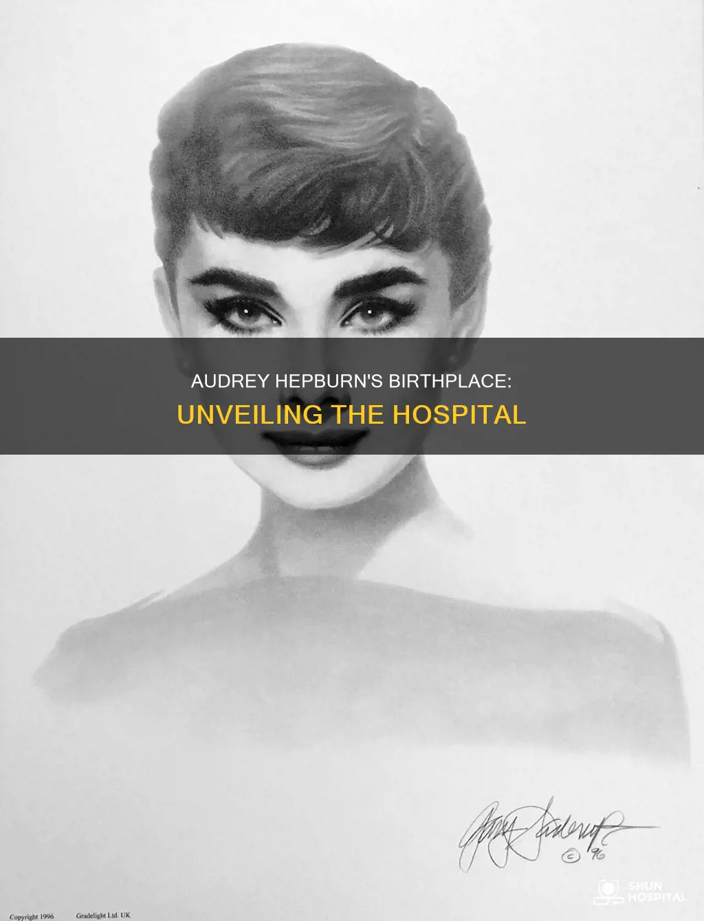 what hospital was audrey hepburn born in