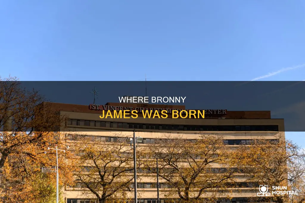 what hospital was bronny james born in