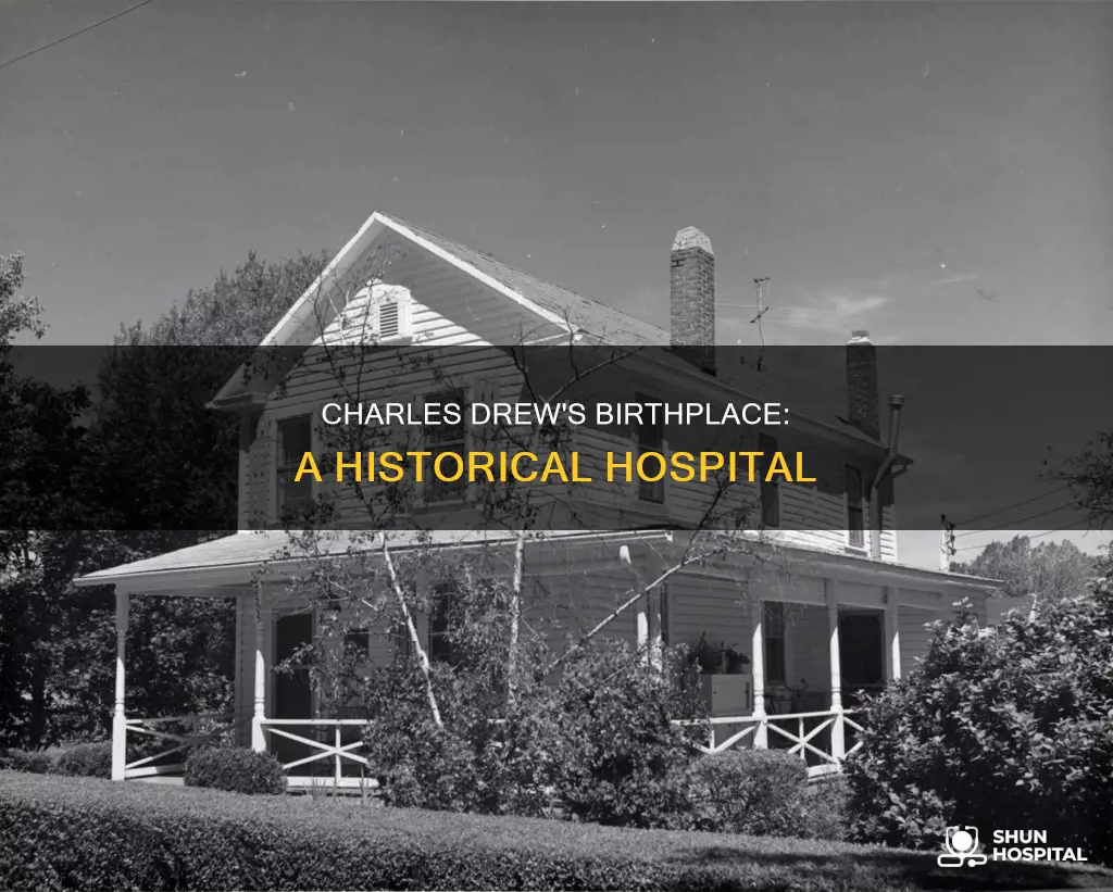 what hospital was charles drew born in
