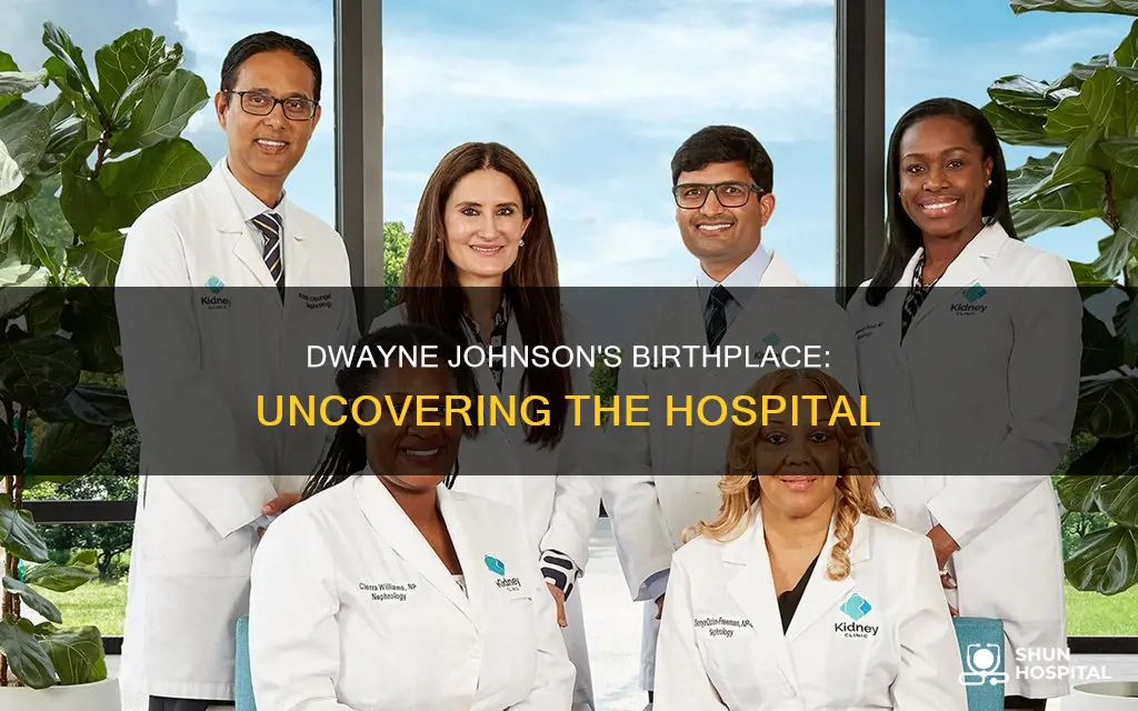 what hospital was dwayne johnson born in