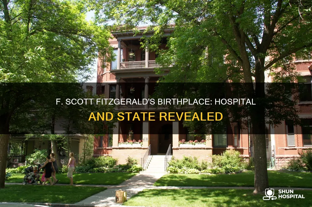 what hospital was f scott fitzgerald born in what state