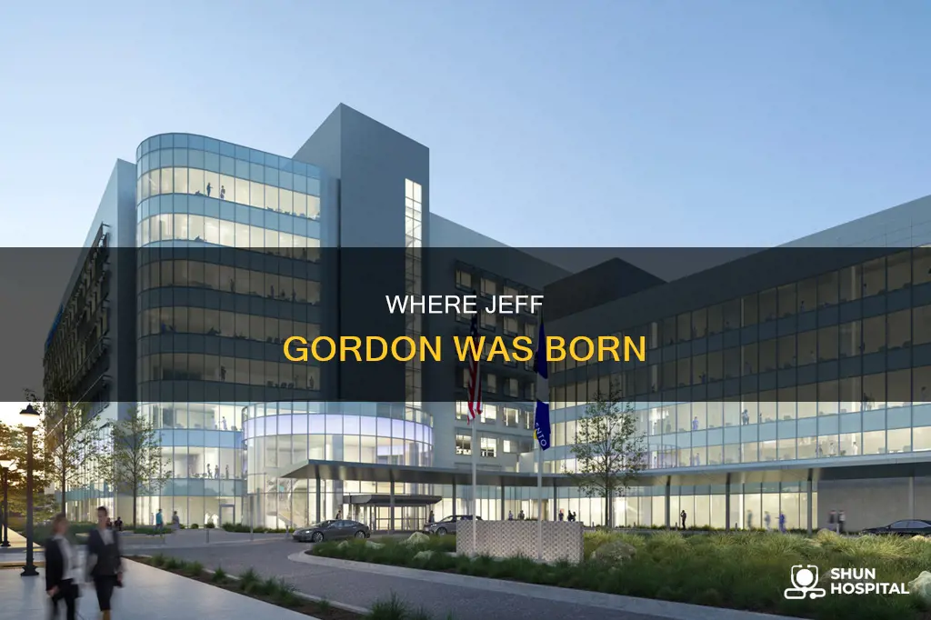 what hospital was jeff gordon born in