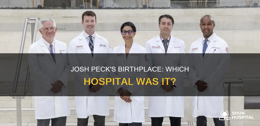 what hospital was josh peck born in
