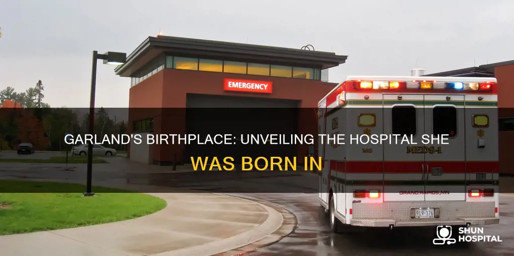 what hospital was judy garland born in