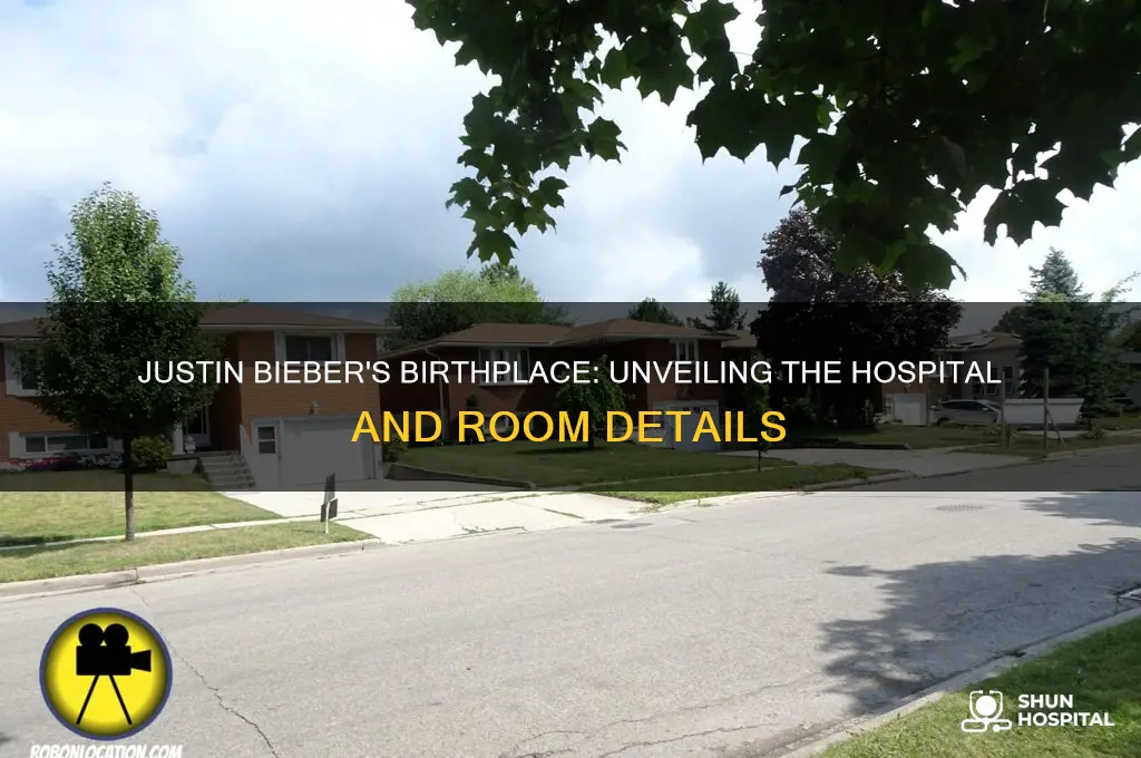 what hospital was justin bieber born in and what room