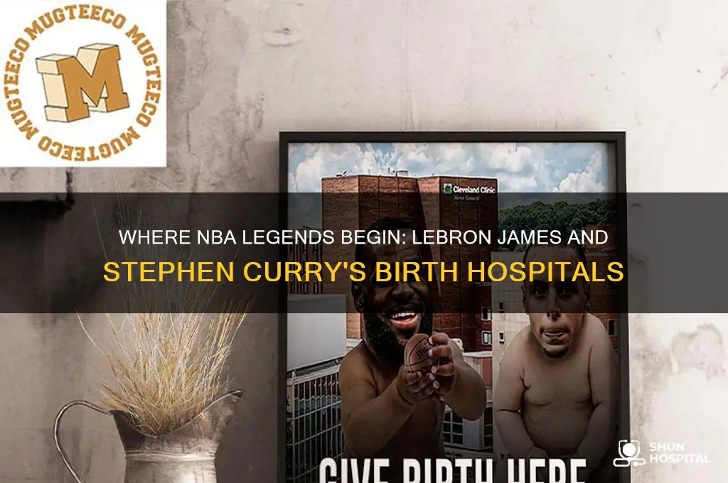 what hospital was lebron james and stephen curry born in