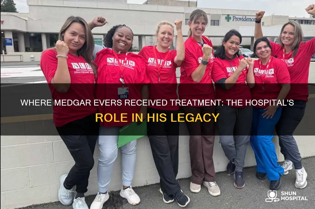 what hospital was medgar evers