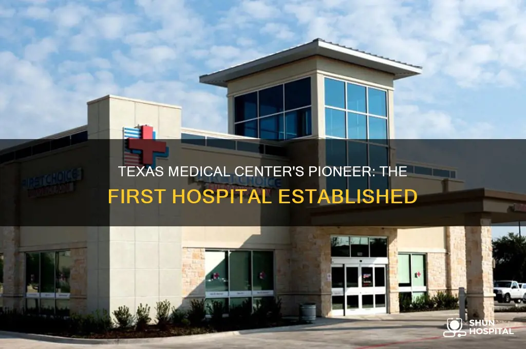 what hospital was the first in the tezas medacal center