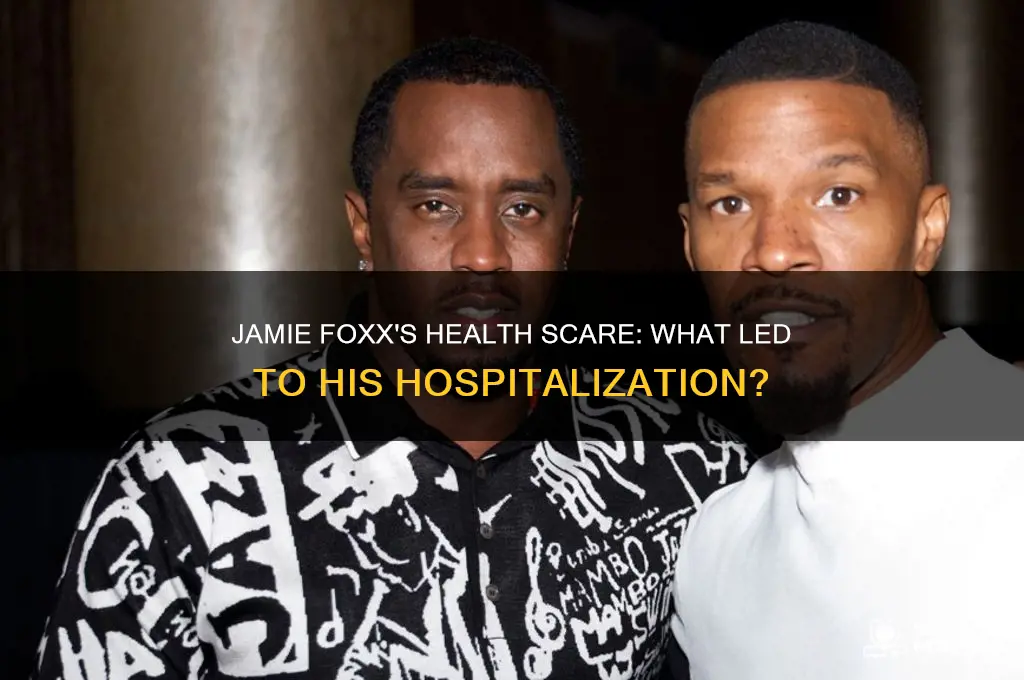 what hospitalized jamie foxx