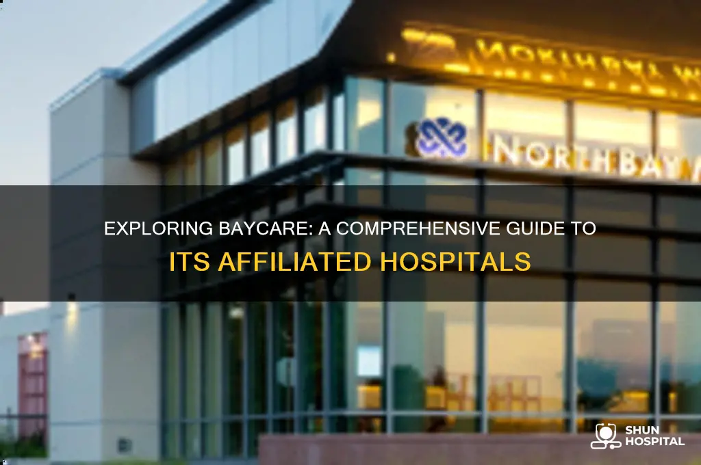 what hospitals are baycare