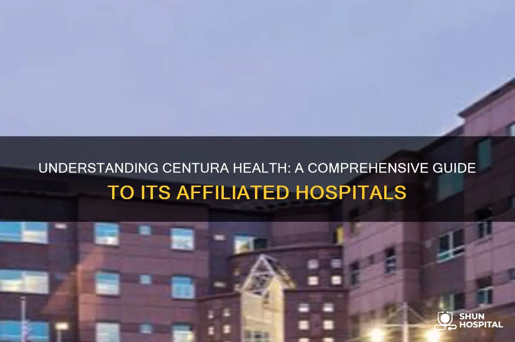 what hospitals are centura health