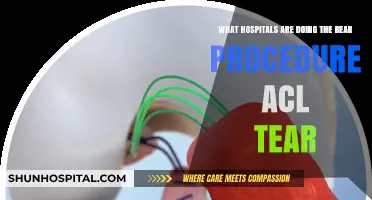 Leading Hospitals Performing the BEAR Procedure for ACL Tears: A Guide