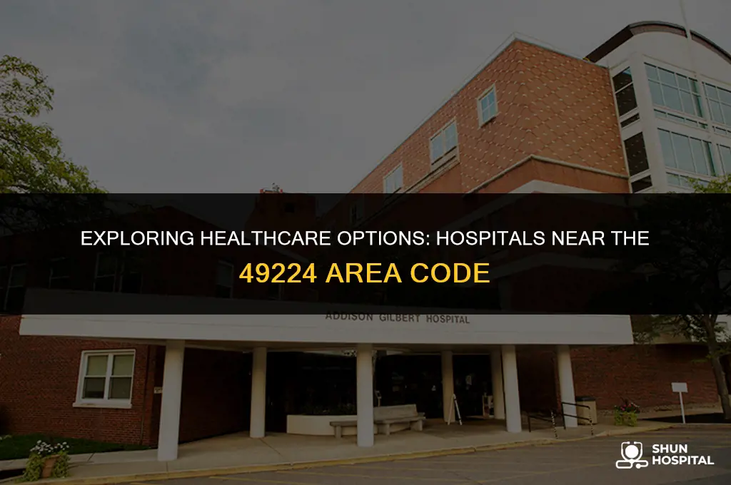 what hospitals are near 49224