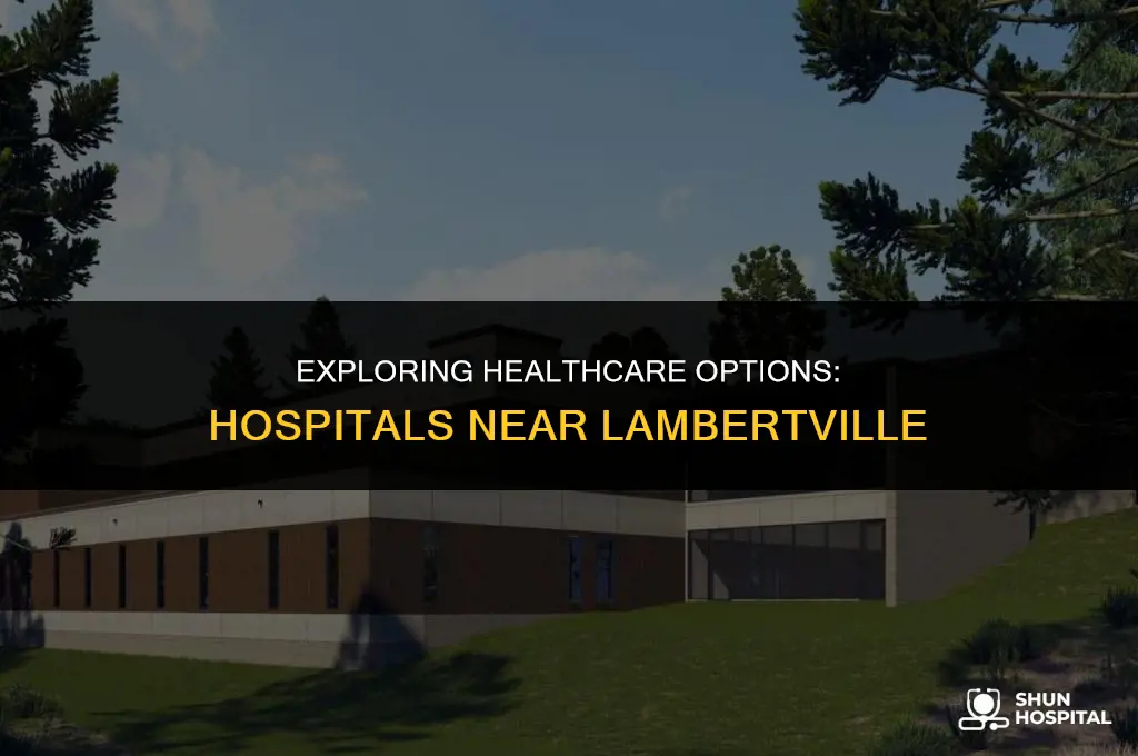 what hospitals are near lambertville