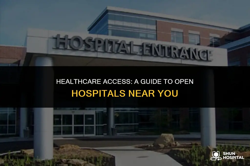 what hospitals are open
