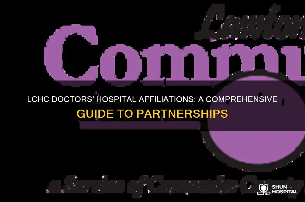 what hospitals are the doctors at lchc affilated with