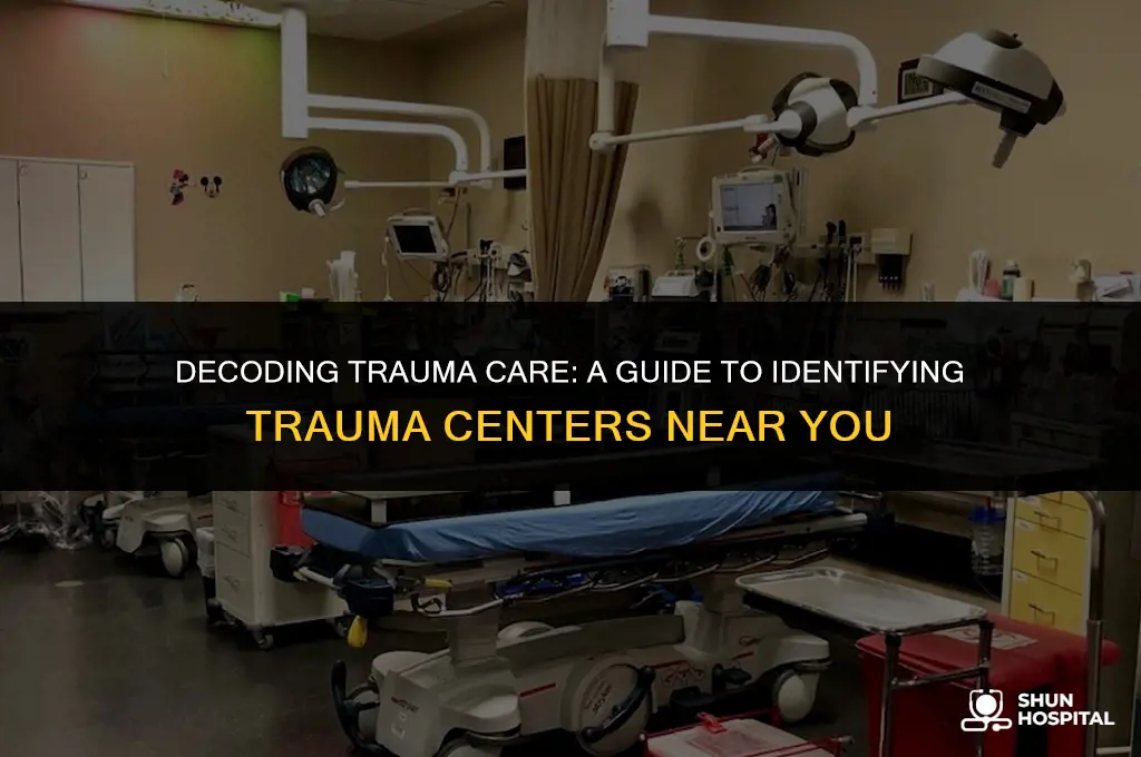 what hospitals are trauma centers