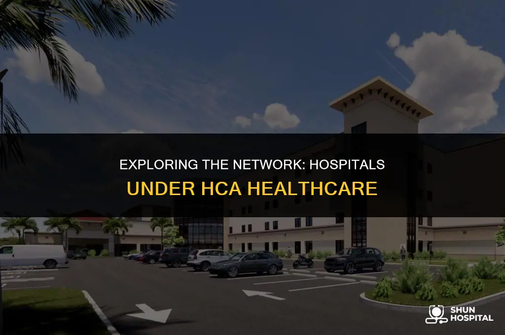what hospitals are under hca